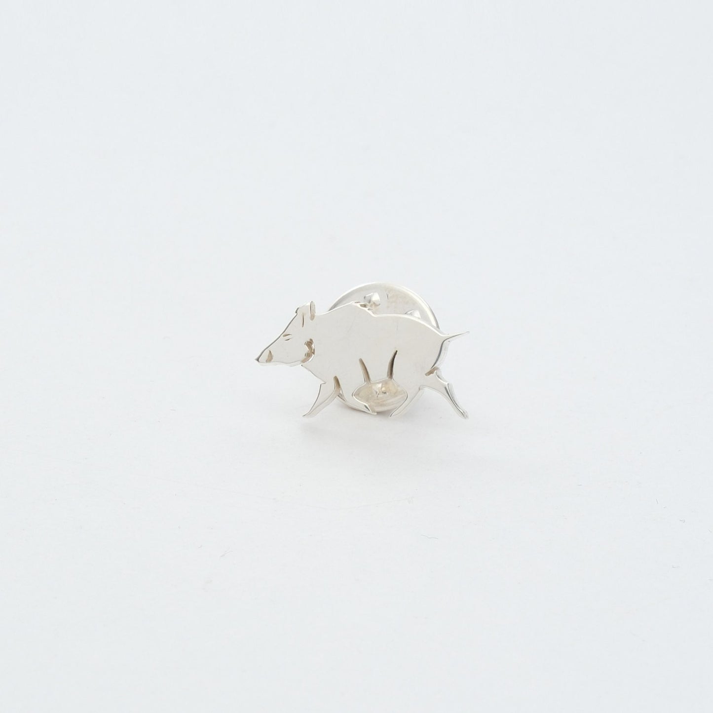 Wild Boar Gümüş Broş 01