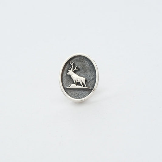Deer Gümüş Broş 01