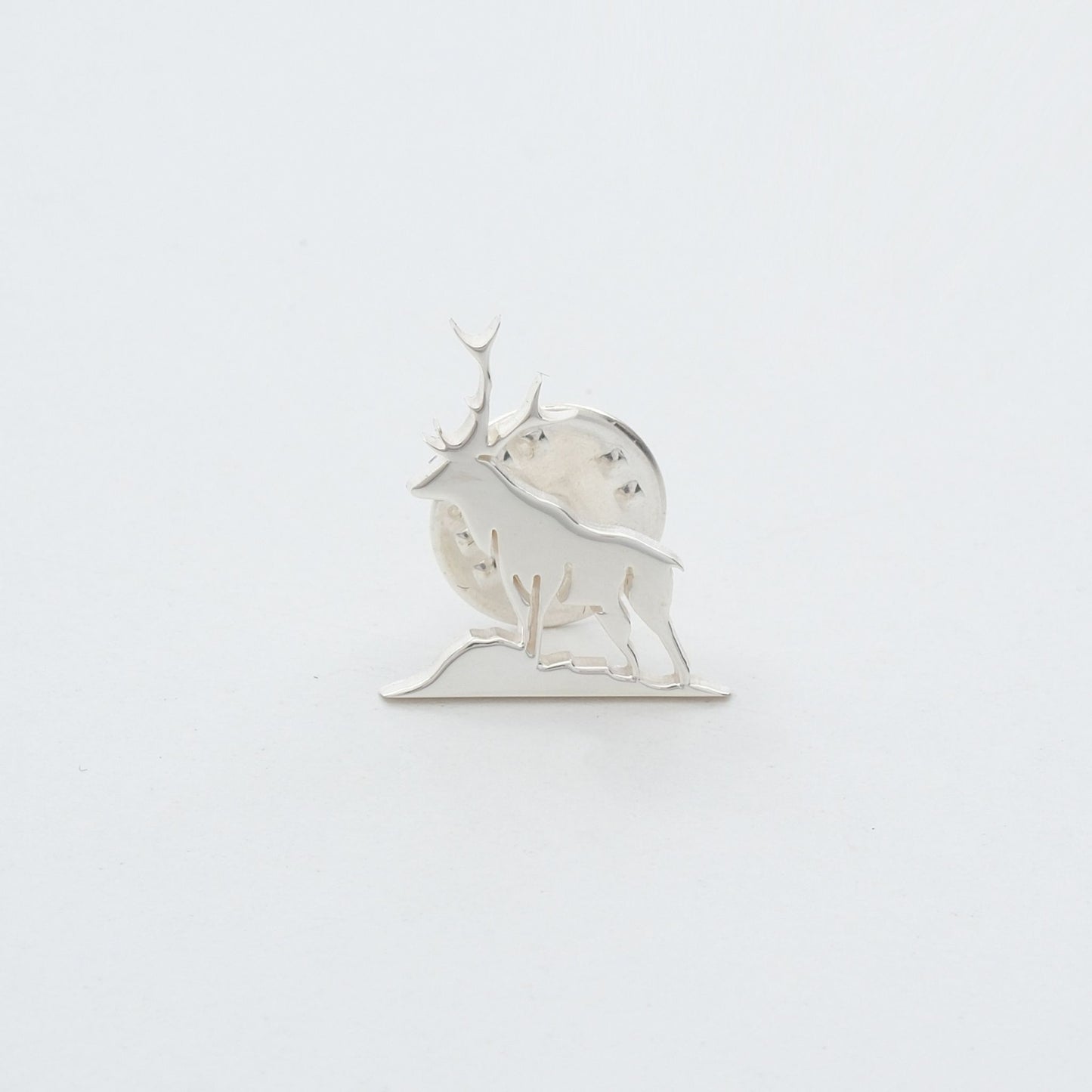 Deer Gümüş Broş 02