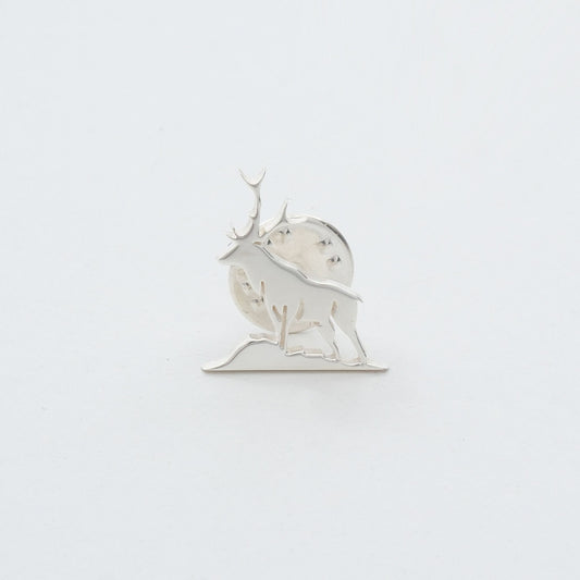 Deer Gümüş Broş 02