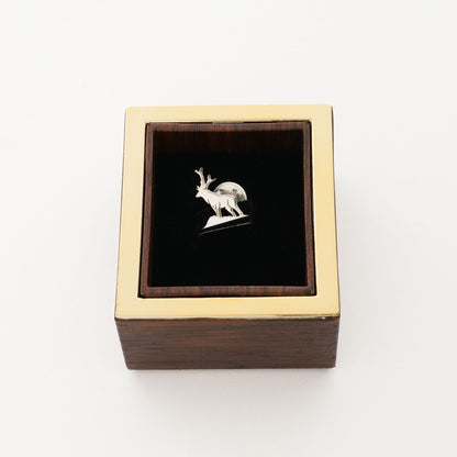 Deer Gümüş Broş 02