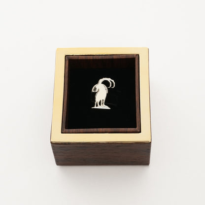 Ibex Gümüş Broş 01