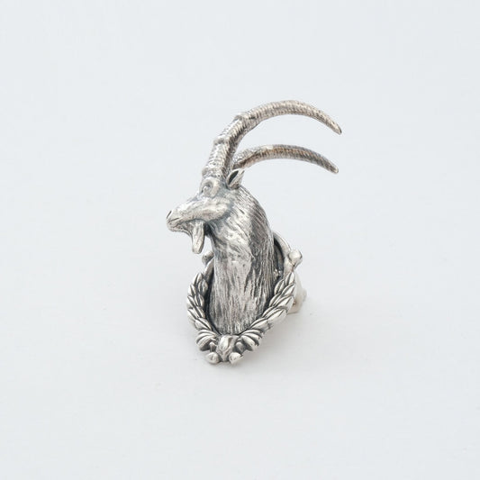 Ibex Gümüş Broş 02