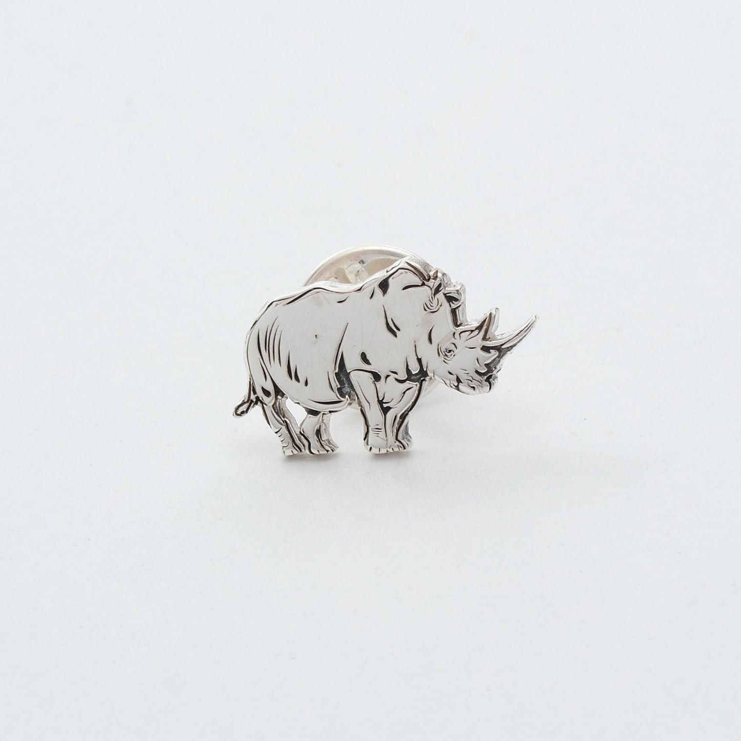 Rhino Gümüş Broş