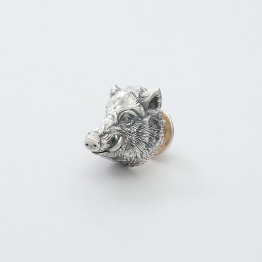 Wild Boar Gümüş Broş 02