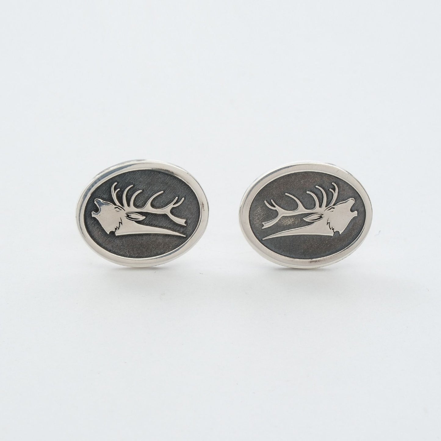 Deer Gümüş Kol Düğmesi 06