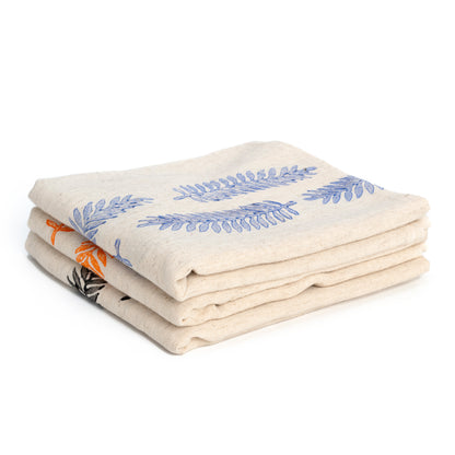 Flora Peştemal, 80x175 cm, Taş Baskı