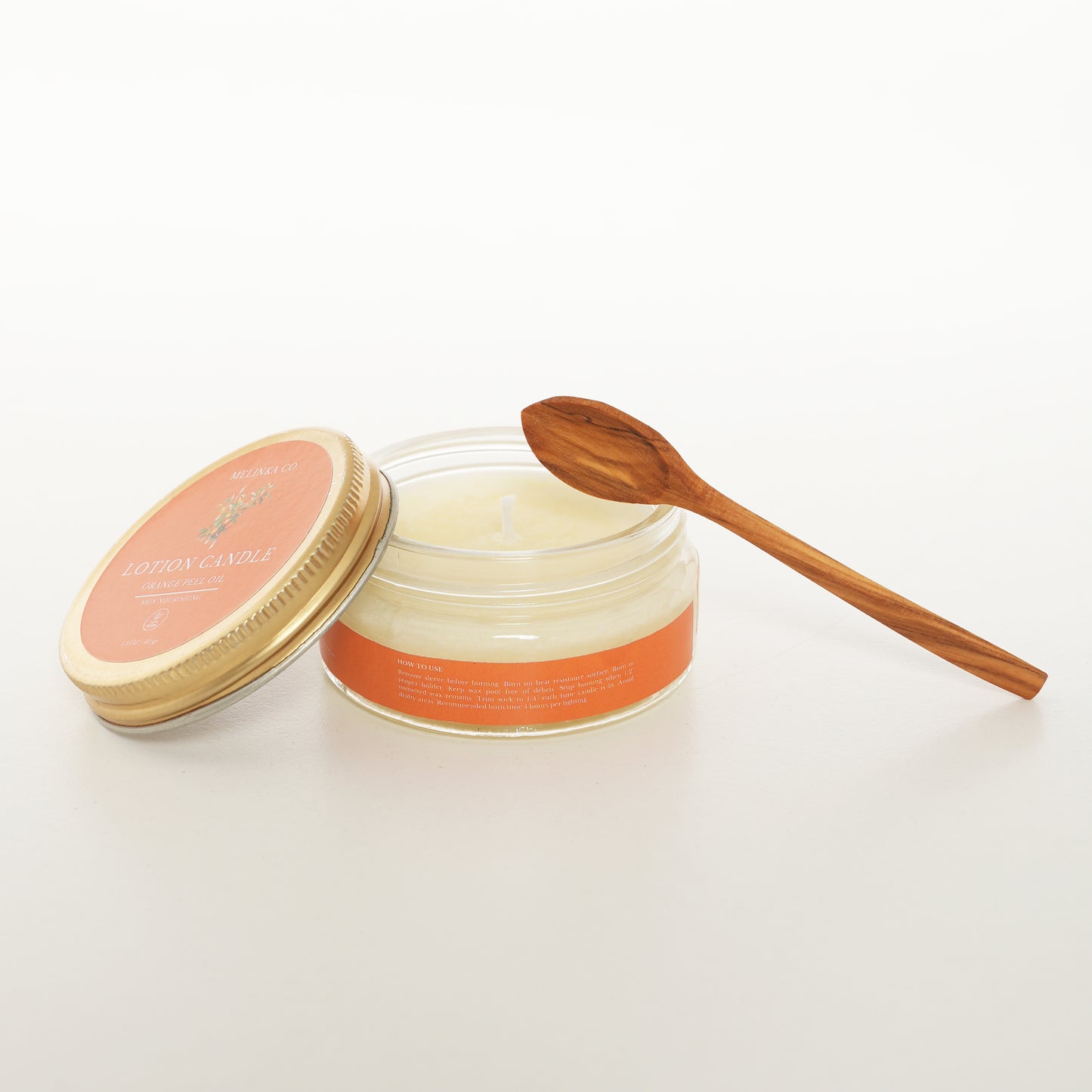 Organik Portakal Kabuğu Losyon Mum