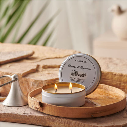 Portakal & Tarçın Soya Mumu (85 gr)